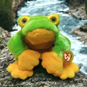 Ty Beanie Babies Smoochy The Frog